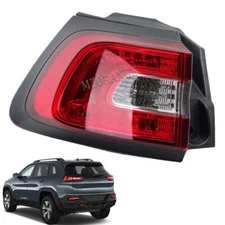 Left Driver Outer Tail Light Rear Lamp Brake LED For Jeep Cherokee 2014-17 2018