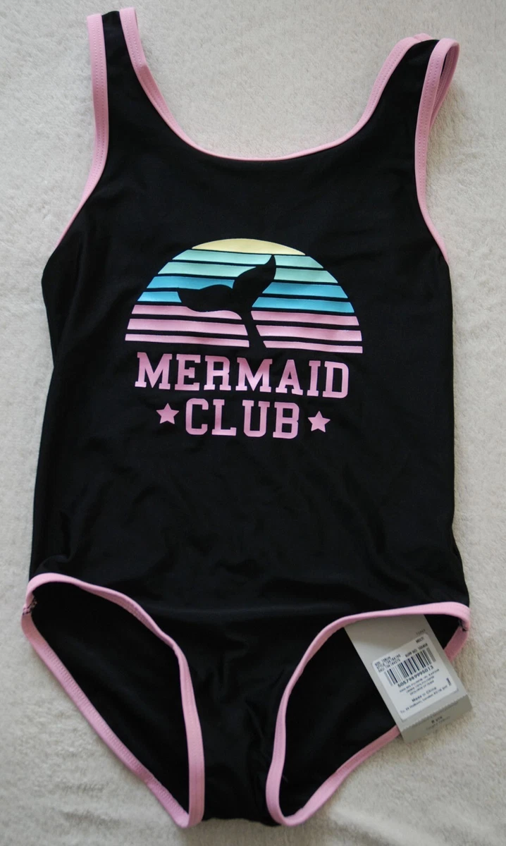 Black sales mermaid swimsuit