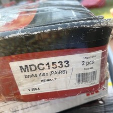 For Renault Brake Discs Pair Front Vented 280 mm Diameter MDC1533 Mintex