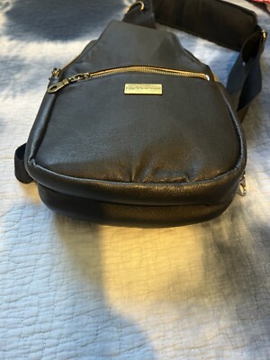 Fayes See Good Handcrafted Black Leather Backpack | eBay display picture 2