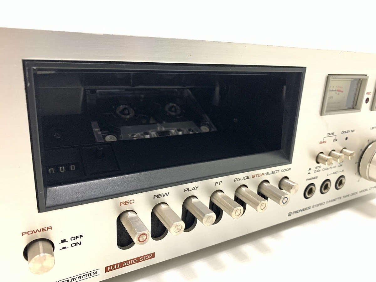 PIONEER CT-F2121 Stereo Cassette Tape Deck 2 Head Vintage 1975