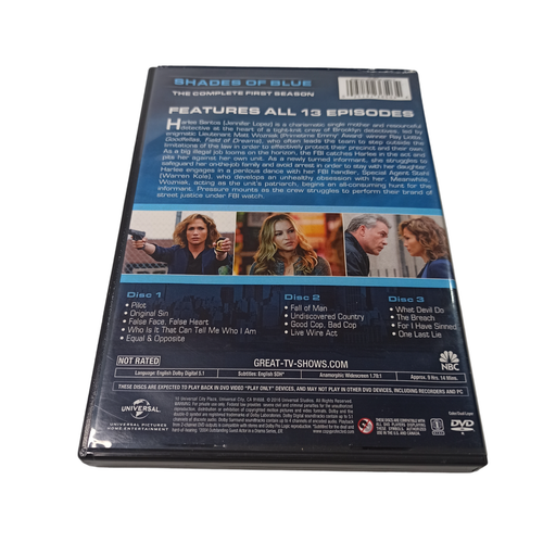Shades of Blue DVD Action Crime Drama Thriller Detective New York R1 NTSC VGC - Picture 7 of 10