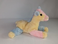 Aurora Pastel Baby Giraffe Stuffed Animal Plush Beanbag Childs Toy