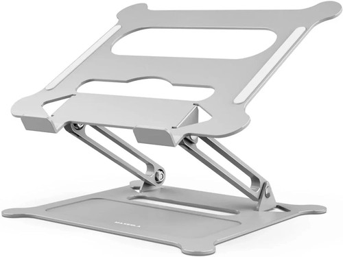 Maxesla Laptop Stand for Desk, Fordable Laptop Riser, Portable Adjustable Stand