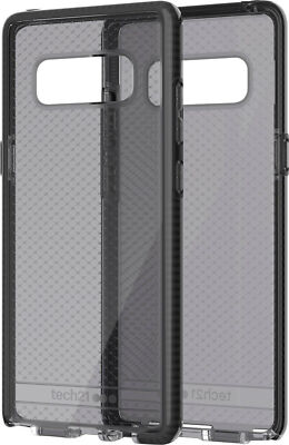 NEW tech21 Evo Check Ultra-Thin Bumper Case for Samsung Galaxy Note8 Phone Black
