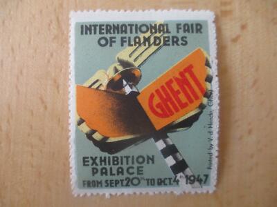 (5541) Reklamemarke - Fair of Flanders 1947 Ghent