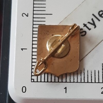 Broche Ancienne émaillée Aux Armoiries Du Jura – Pièce De Collection Vintage