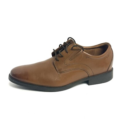 Clarks Whiddon Oxfords Men\'s Size 10 W Wide Brown Leather Cap-Toe Men main image 4