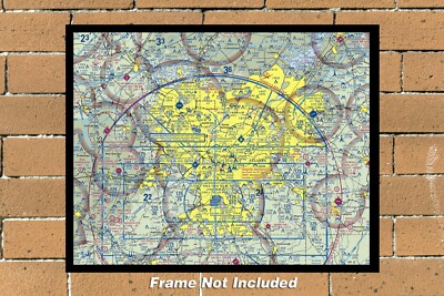 ATL VRF Diagram Map 11'' x 14'' Color Photograph (ATLVFR11X14)