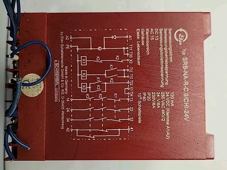 Реле безопасности ELAN SRB-NA-R-C.9/CHI-24V с гарантией и бесплатной доставкой - Изображение 4 из 4