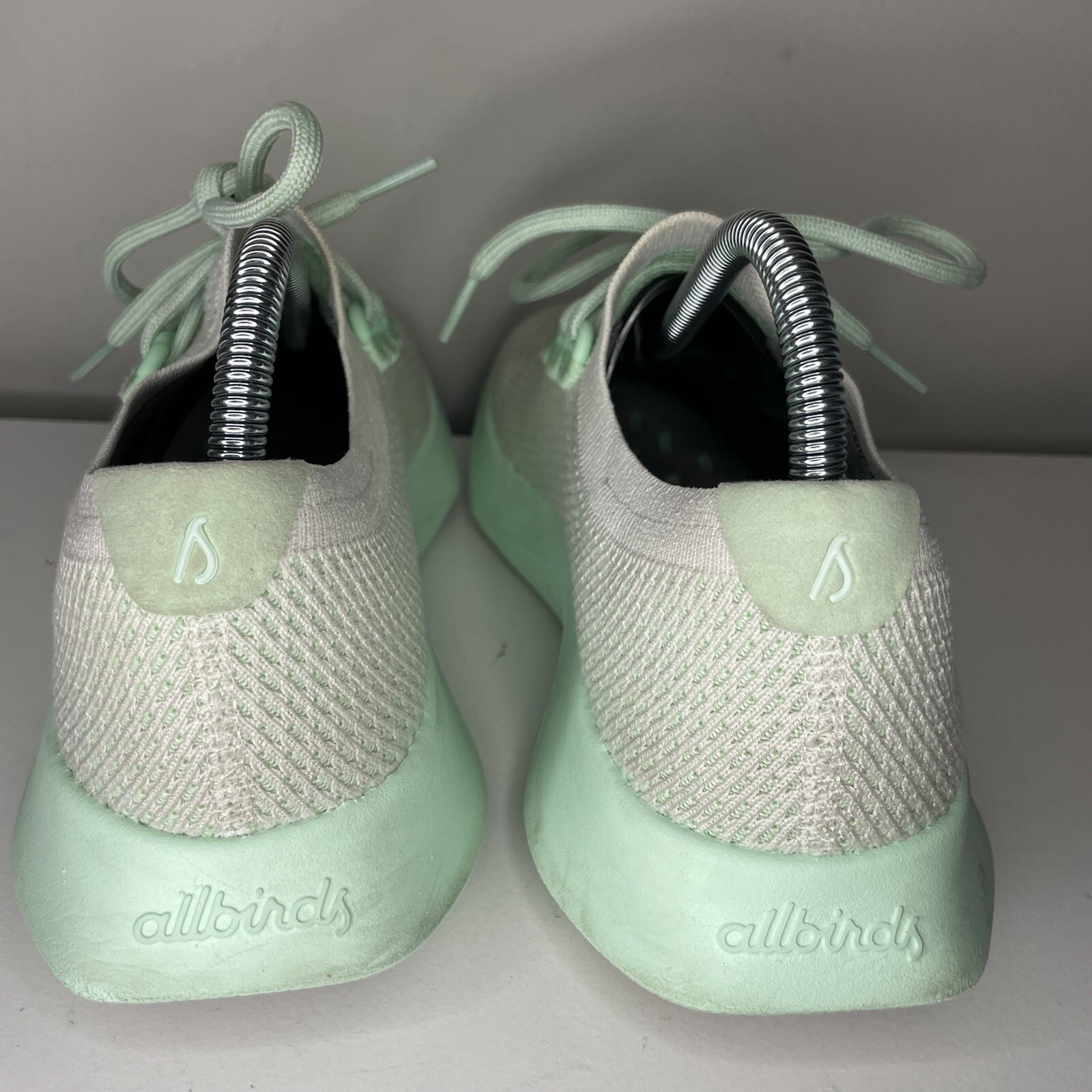 Allbirds Tree Dasher Women US 9 Running Shoes Mint Green White No