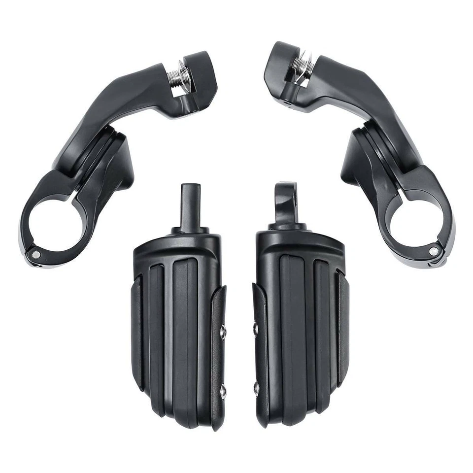 Barra de carretera de ángulo corto de 1-1/4" apta para Harley Electra Glide mate Foto 4 de 4