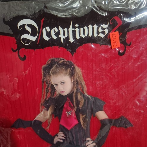 Costume da pipistrello bambina taglia 10-12 Halloween travestimento NUOVO - Foto 5 di 7