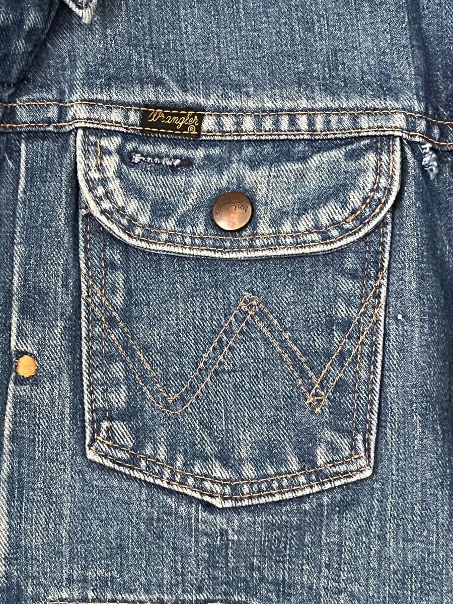 Authentic 60s 70s Vintage WRANGLER Blue Bell 24MJZ Denim Authentic 60s 70s Vintage WRANGLER Blue Bell 24MJZ Denim