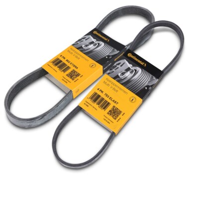 2x CONTI KEILRIPPENRIEMEN FÜR SMART FORTWO 451 1.0 61 / 71 PS BJ 07-14
