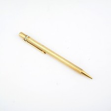 Penna a sfera vintage Must de Cartier Trinity oro Godron