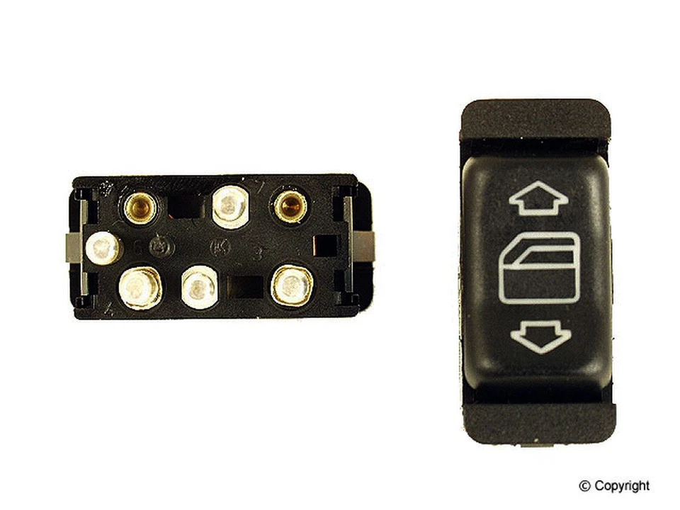 LEFT +RIGHT x2 nEw Electric Power Window Switch Set for Mercedes 1986-1989 560sL - Image 2 of 3