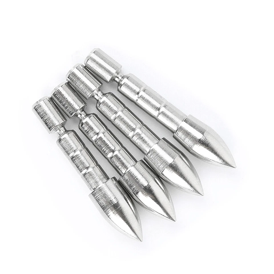 12X Archery Arrowhead 60-120gr Insert Point ID4.2 Arrow Shaft Bow Target Hunting - Image 3 of 4
