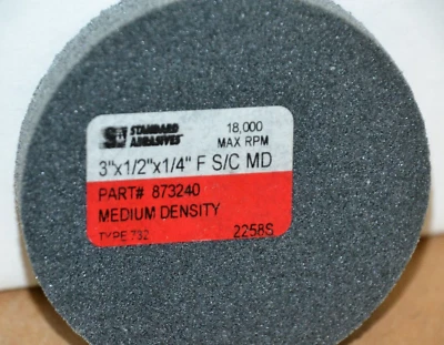 STANDARD ABRASIVES 10 X UNITIZED DE-BURRING WHEELS BRITE RITE 700 SERIES 76 MM DIA X 13 MM X 6 MM