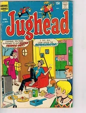 Vintage Comic Book Archie Series JUGHEAD No. 203 Apr. 1972