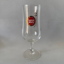 SUPER BOCK Lisbon Expo 98 Clear Footed Glass Portuguese Beer Lager 30cl Luminarc