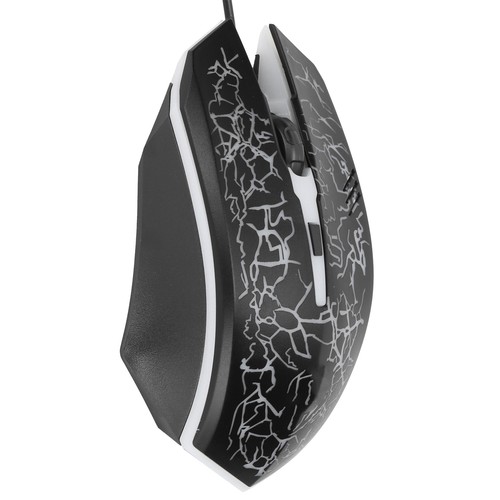 Wired Mouse Black USB Port Gaming Office Business Luminous Optical Computer Fit - Picture 8 of 22