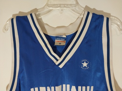 Maglia basket vintage University of Kentucky Wildcats Converse 33 blu: XL - Foto 4 di 8