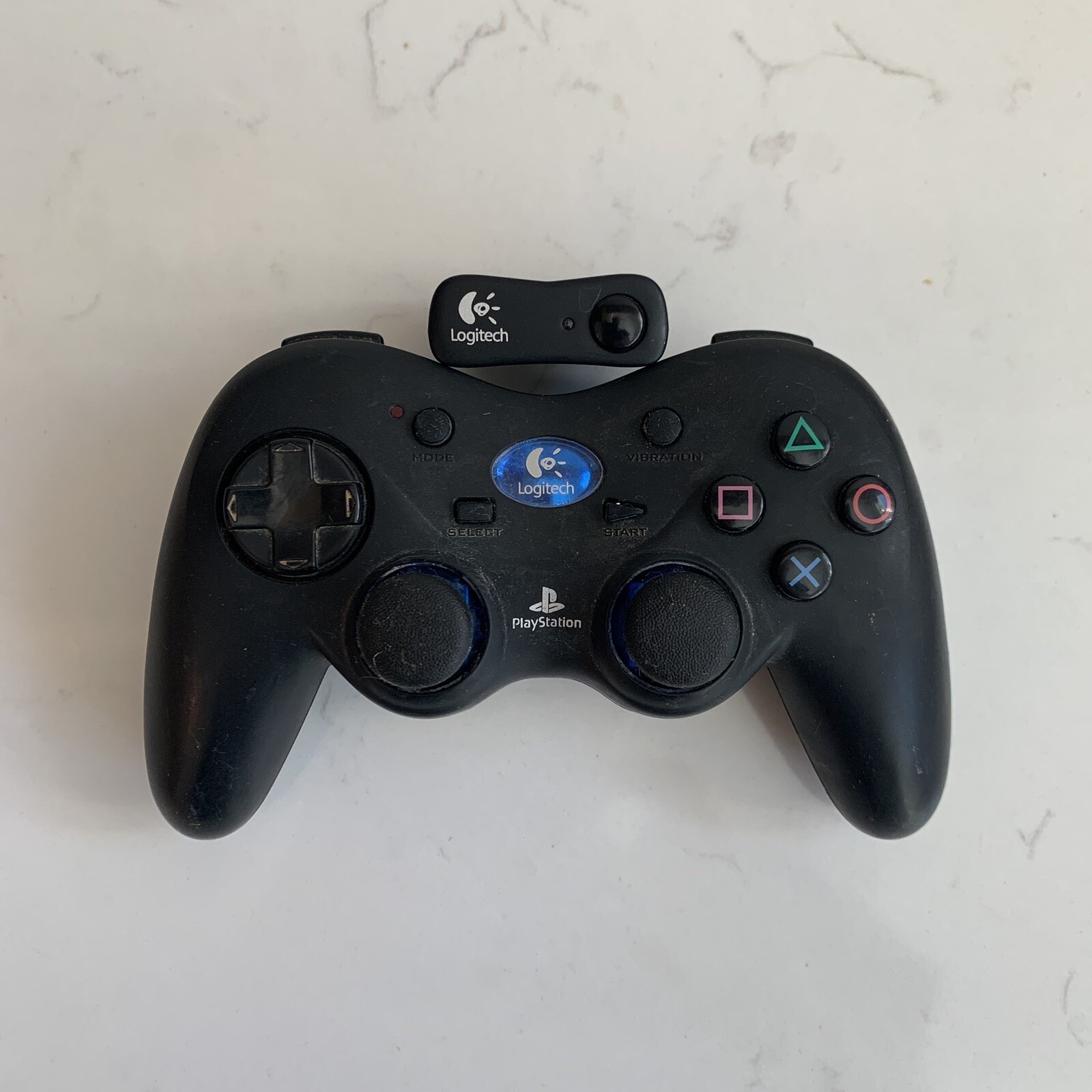 Logitech PlayStation 2 PS2 G-X2D11 Wireless Controller + Receiver Dongle