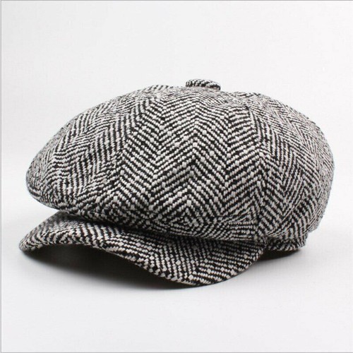 peaky blinders style newsboy baker boy cap aka paper boy cabby modern flat cap e