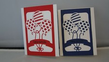 Stampin up card kit set of 4 "Happy Birthday" cards 48b - Pick your color