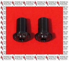 DUCATI BLACK TITANIUM KEY GUARD SCREWS / BOLTS 1198 (SET OF 2)