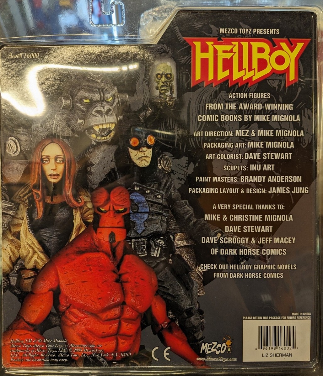 Mezco Hellboy Liz Sherman Comic Version Action Figure | eBay