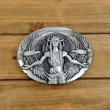 RODEO NATIVE AMERICAN 2 EAGLES METAL BELT BUCKLE WESTERN HEBILLA 144