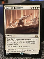 Hour of Reckoning NM/M Unspecified Set MTG Magic Card EDH White Rare