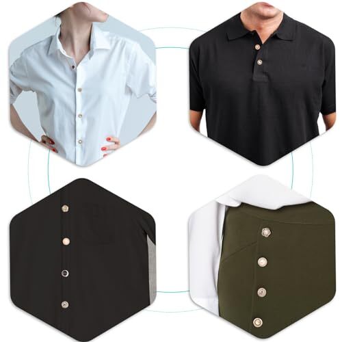 30PCS Women Shirt Brooch Buttons Cover up Anti-Exposure Fixed Brooches Pearl - Bild 5 von 7