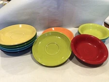 Fiesta ware Fiesta HLC Soup / Fruit Dessert Bowl; Saucer. MANY COLOR CHOICES !