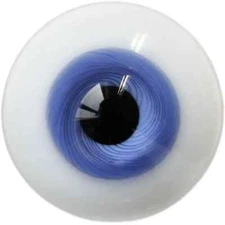6mm 8mm 10mm 12mm 14mm 16mm 18mm 20mm 22mm 24mm Blue Glass Eyes Eyeball BJD Doll
