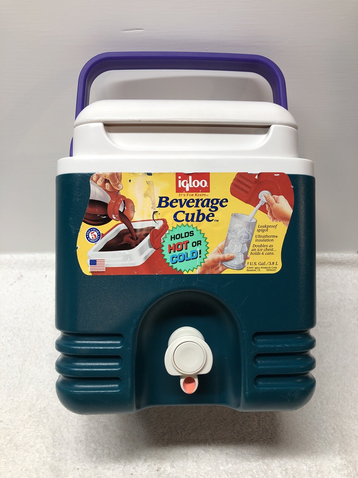 igloo cooler for hot beverages