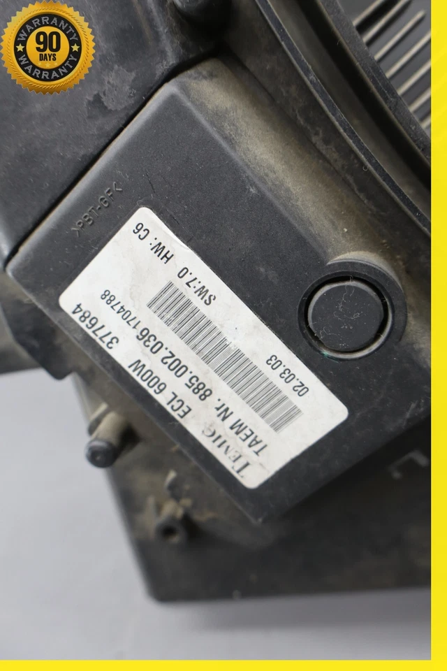 02-06 Mercedes S430 CL500 CL55 AMG W220 двигателя охлаждения вентилятор плащ 650 Вт оригинальный - Изображение 3 из 4