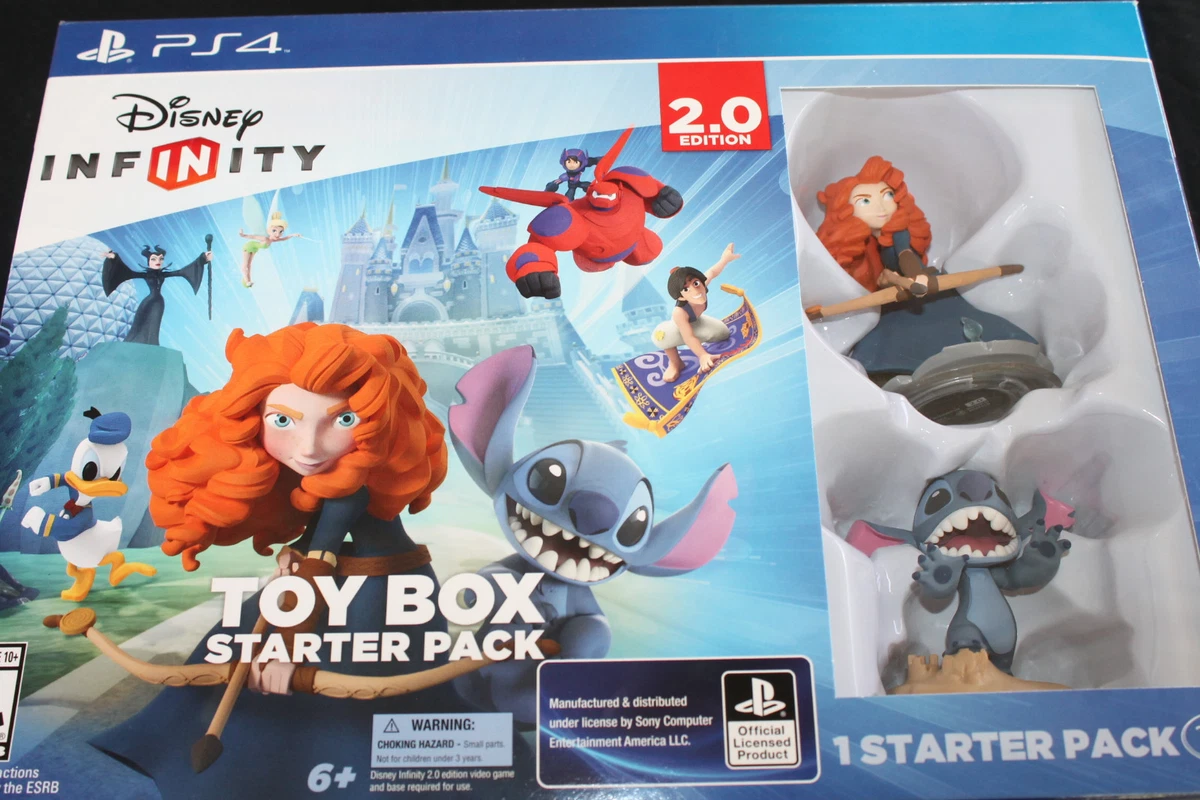 Disney Infinity Toy Box Starter Pack 2.0 Edition PS4 Age 6 new in