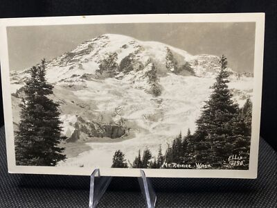 POSTCARD: Mount Rainier Washington State RPPC M7 ￼