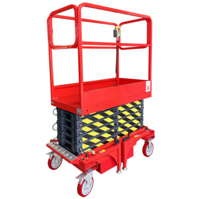 Pake 22 FEET MAX LIFT ELECTRIC SCISSOR LIFT MAN LIFT 660 lb Cap.