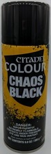 Games Workshop Citadel Spray Paint Chaos Black 9.9 Oz
