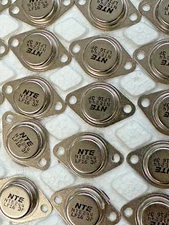 NTE Electronics NTE244 TRANSISTOR PNP SILICON DARLINGTON 80V IC=8A TO-3 CASE
