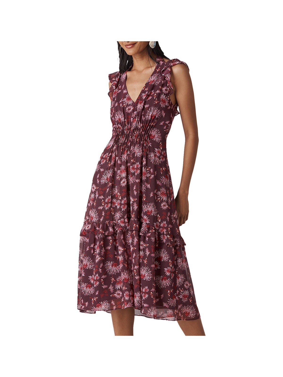 whistles pitti print shirt dress