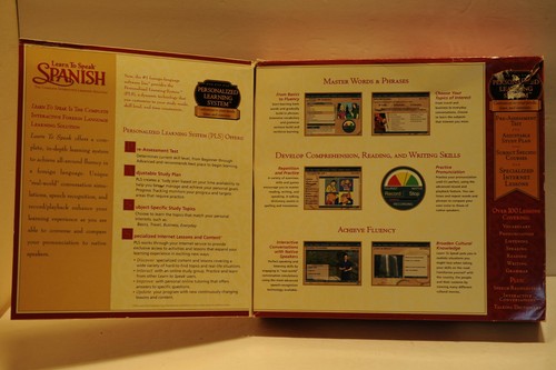 The Learning company Learn to Speak Spanish 4 CD set version 8.0 - Picture 2 of 7