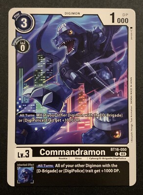 Commandramon - BT16-050 - Allgemein - Anfängerbeobachter - Digimon TCG