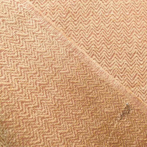 Reversible Chevron Motif Chenille Cotton/Rayon Blend Upholstery Fabric | 2.3yds - Picture 8 of 8