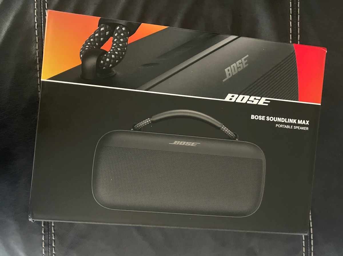 Bose SoundLink Max Portable Bluetooth Wireless Speaker - Black SEE