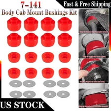 7-141 For 1999-2014 Chevy Silverado GMC Sierra Cab Mount Bushing Kit 16 Pc